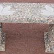 40" Aggregrate Straight Bench